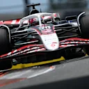 MIAMI, FLORIDA - MAY 02: Esteban Ocon of France driving the (31) Haas F1 VF-25 Ferrari on track during practice ahead of the F1 Grand Prix of Miami at Miami International Autodrome on May 02, 2025 in Miami, Florida. (Photo by Clive Rose/Getty Images)