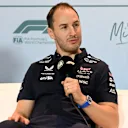 MIAMI, FLORIDA - MAY 02: Oliver Oakes, Team Principal of Alpine F1 in the Team Principals Press Conference prior to Sprint qualifying ahead of the F1 Grand Prix of Miami at Miami International Autodrome on May 02, 2025 in Miami, Florida. (Photo by Mark Sutton - Formula 1/Formula 1 via Getty Images)