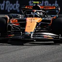 MIAMI, FLORIDA - MAY 02: Lando Norris of Great Britain driving the (4) McLaren MCL39 Mercedes on track during Sprint qualifying ahead of the F1 Grand Prix of Miami at Miami International Autodrome on May 02, 2025 in Miami, Florida. (Photo by Clive Rose/Getty Images)