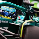 MONTE-CARLO, MONACO - MAY 23: Fernando Alonso of Spain driving the (14) Aston Martin F1 Team AMR25 Mercedes on track during practice ahead of the F1 Grand Prix of Monaco at Circuit de Monaco on May 23, 2025 in Monte-Carlo, Monaco. (Photo by Clive Rose/Getty Images)