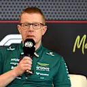 MONTE-CARLO, MONACO - MAY 23: Andy Cowell, Team Principal and Group CEO at Aston Martin F1 Team in the Team Principals Press Conference during practice ahead of the F1 Grand Prix of Monaco at Circuit de Monaco on May 23, 2025 in Monte-Carlo, Monaco. (Photo by Mark Sutton - Formula 1/Formula 1 via Getty Images)