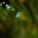 MONTE-CARLO, MONACO - MAY 24: Lance Stroll of Canada driving the (18) Aston Martin F1 Team AMR25 Mercedes on track during qualifying ahead of the F1 Grand Prix of Monaco at Circuit de Monaco on May 24, 2025 in Monte-Carlo, Monaco (Photo by Mark Thompson/Getty Images)
