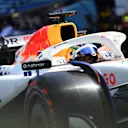 MONTE-CARLO, MONACO - MAY 24: Isack Hadjar of France driving the (6) Visa Cash App Racing Bulls VCARB 02 in the Pitlane during qualifying ahead of the F1 Grand Prix of Monaco at Circuit de Monaco on May 24, 2025 in Monte-Carlo, Monaco (Photo by Rudy Carezzevoli/Getty Images)