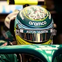 JEDDAH, SAUDI ARABIA - APRIL 18: Fernando Alonso of Spain and Aston Martin F1 Team prepares to drive during practice ahead of the F1 Grand Prix of Saudi Arabia at Jeddah Corniche Circuit on April 18, 2025 in Jeddah, Saudi Arabia. (Photo by Mark Sutton - Formula 1/Formula 1 via Getty Images)