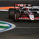 JEDDAH, SAUDI ARABIA - APRIL 18: Esteban Ocon of France driving the (31) Haas F1 VF-25 Ferrari on track during practice ahead of the F1 Grand Prix of Saudi Arabia at Jeddah Corniche Circuit on April 18, 2025 in Jeddah, Saudi Arabia. (Photo by Rudy Carezzevoli/Getty Images)