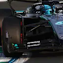 JEDDAH, SAUDI ARABIA - APRIL 19: George Russell of Great Britain driving the (63) Mercedes AMG Petronas F1 Team W16 on track during final practice ahead of the F1 Grand Prix of Saudi Arabia at Jeddah Corniche Circuit on April 19, 2025 in Jeddah, Saudi Arabia. (Photo by Clive Rose - Formula 1/Formula 1 via Getty Images)