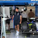 BARCELONA, SPAIN - JUNE 01: Carlos Sainz of Spain and Williams in the garage prior to the F1 Grand Prix of Spain at Circuit de Barcelona-Catalunya on June 01, 2025 in Barcelona, Spain. (Photo by David Ramos/Getty Images)