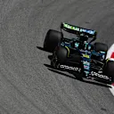 BARCELONA, SPAIN - MAY 30: Lance Stroll of Canada driving the (18) Aston Martin F1 Team AMR25 Mercedes on track during practice ahead of the F1 Grand Prix of Spain at Circuit de Barcelona-Catalunya on May 30, 2025 in Barcelona, Spain. (Photo by Rudy Carezzevoli/Getty Images)