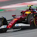 BARCELONA, SPAIN - MAY 30: Lewis Hamilton of Great Britain driving the (44) Scuderia Ferrari SF-25 on track during practice ahead of the F1 Grand Prix of Spain at Circuit de Barcelona-Catalunya on May 30, 2025 in Barcelona, Spain. (Photo by Mark Thompson/Getty Images)