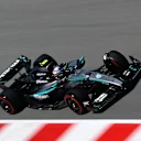 BARCELONA, SPAIN - MAY 31: Andrea Kimi Antonelli of Italy driving the (12) Mercedes AMG Petronas F1 Team W16 on track during final practice ahead of the F1 Grand Prix of Spain at Circuit de Barcelona-Catalunya on May 31, 2025 in Barcelona, Spain. (Photo by Mark Sutton - Formula 1/Formula 1 via Getty Images)