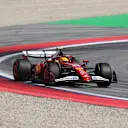 BARCELONA, SPAIN - MAY 31: Lewis Hamilton of Great Britain driving the (44) Scuderia Ferrari SF-25 on track during qualifying ahead of the F1 Grand Prix of Spain at Circuit de Barcelona-Catalunya on May 31, 2025 in Barcelona, Spain. (Photo by David Ramos/Getty Images)