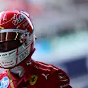 BARCELONA, SPAIN - MAY 31: Seventh placed qualifier Charles Leclerc of Monaco and Scuderia Ferrari looks on during qualifying ahead of the F1 Grand Prix of Spain at Circuit de Barcelona-Catalunya on May 31, 2025 in Barcelona, Spain. (Photo by Mario Renzi - Formula 1/Formula 1 via Getty Images)