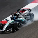 BAHRAIN, BAHRAIN - FEBRUARY 11: George Russell of Great Britain driving the (63) Mercedes AMG
