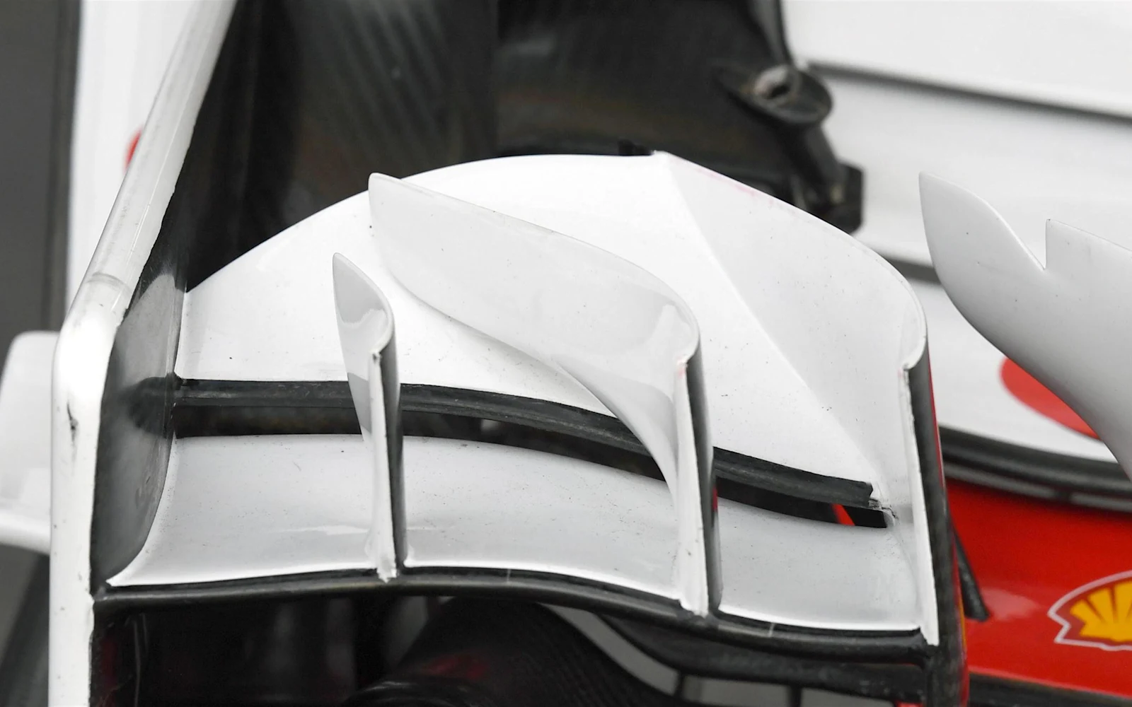 Formula 1 front wing detail