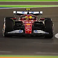 LUSAIL CITY, QATAR - NOVEMBER 28: George Russell of Great Britain driving the (63) Mercedes AMG