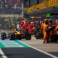 SHANGHAI, CHINA - MARCH 14: Oscar Piastri of Australia driving the (81) McLaren MCL40 Mercedes