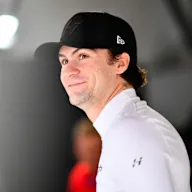 MELBOURNEAUSTRALIA - MARCH 06: Colton Herta of United States and Hitech (4) looks on during Round