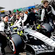 SUZUKA, JAPAN - MARCH 29: Sergio Perez of Mexico driving the (11) Cadillac F1 Team MAC-26 Ferrari