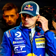NUERBURG, GERMANY - MAY 14: Max Verstappen (NED) of Mercedes-AMG Team Verstappen Racing looks on
