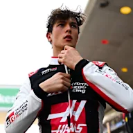 SHANGHAI, CHINA - MARCH 14: Oliver Bearman of Great Britain and Haas F1 on the grid during the