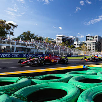 MELBOURNE, AUSTRALIA - 2022/04/10: Charles Leclerc of Monaco drives the number 16 Ferrari F1-75