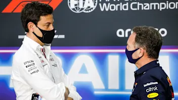 WOLFF Toto (aut), Team Principal & CEO Mercedes AMG F1 GP, HORNER Christian  (gbr), Team Principal