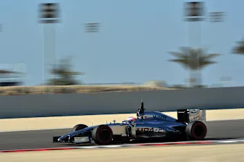 Jenson Button (GBR) McLaren MP4-29. Formula One Testing, Day Three, Bahrain International Circuit,