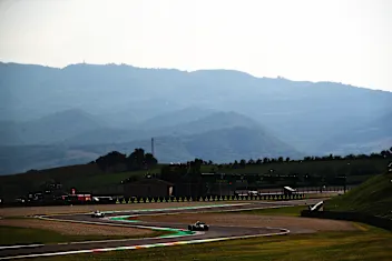 SCARPERIA, ITALY - SEPTEMBER 11: Lance Stroll of Canada driving the (18) Racing Point RP20 Mercedes