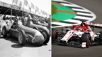 Then and now image