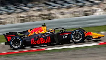 Jehan Daruvala #8 Carlin Buzz Racing, performs during the pre-season test of the FIA Formula 2