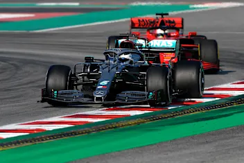 BARCELONA, SPAIN - FEBRUARY 21: Valtteri Bottas driving the (77) Mercedes AMG Petronas F1 Team
