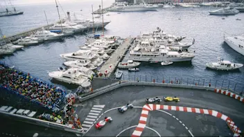 19 May 1996: A general view of Monte Carlo harbour during the Monaco grand prix in Monte Carlo, Monaco. Mandatory Credit: Pascal Rondeau/Allsport UK