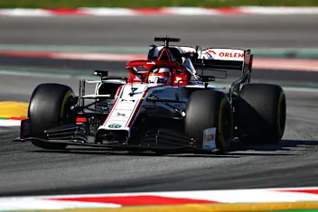 BARCELONA, SPAIN - FEBRUARY 20: Kimi Raikkonen of Finland driving the (7) Alfa Romeo Racing C39