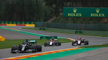 Lewis Hamilton (GBR) Mercedes AMG F1 W11 in the first practice
