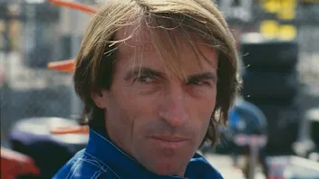 French racing driver Jacques Laffite, driver of the the #26 Equipe Talbot Gitanes Ligier JS17 Matra