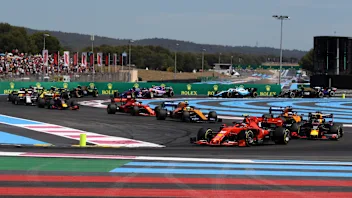 Formula 1 Race start.