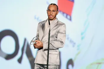 BERLIN, GERMANY - FEBRUARY 17: Laureus World Sportsman of the Year, British F1 driver Lewis
