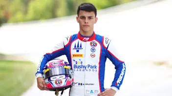 MONZA, ITALY - SEPTEMBER 08: Feature race winner at Round 8:Zandvoort, Zane Maloney of Barbados and