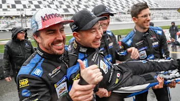 DAYTONA INTERNATIONAL SPEEDWAY, UNITED STATES OF AMERICA - JANUARY 27: #10 Konica Minolta Cadillac