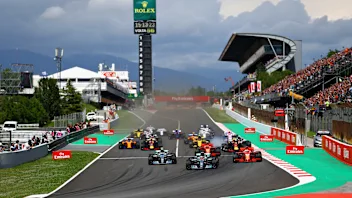 MONTMELO, SPAIN - MAY 13: Lewis Hamilton of Great Britain driving the (44) Mercedes AMG Petronas F1