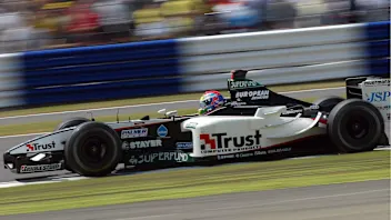 Justin Wilson (GBR) Minardi Cosworth PS03. Formula One World Championship, Rd11, British Grand