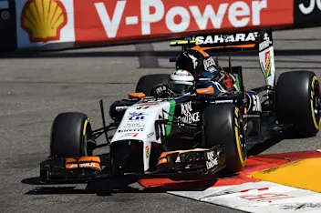 Sergio Perez (MEX) Force India VJM07. Formula One World Championship, Rd6, Monaco Grand Prix,