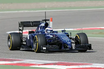 Valtteri Bottas (FIN) Williams FW36 with aero sensor. Formula One Testing, Day One, Bahrain