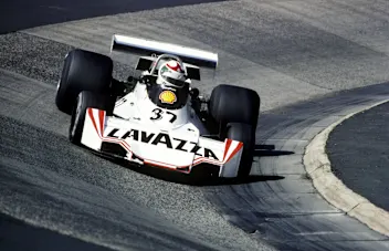 Lella Lombardi (ITA) RAM Racing Brabham BT44B did not start the race when local police impounded