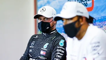 BOTTAS Valtteri (fin), Mercedes AMG F1 GP W11 Hybrid EQ Power+, portrait  post race press
