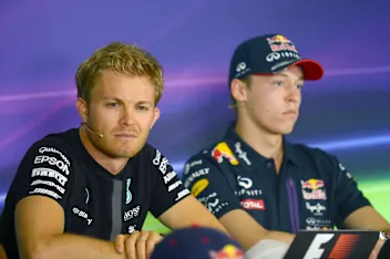 Nico Rosberg (GER) Mercedes AMG F1 in the press conferance at Formula One World Championship, Rd5,