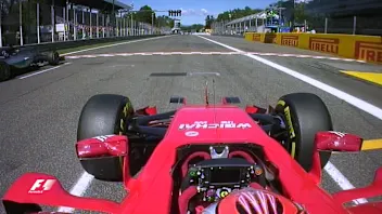 2015 Italy Raikkonen race start