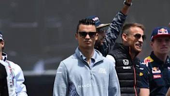Pascal Wehrlein (GER) Manor Racing on the drivers parade at Formula One World Championship, Rd5,