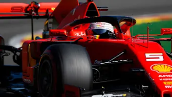 SPA-FRANCORCHAMPS, BELGIUM - AUGUST 30: Sebastian Vettel, Ferrari SF90 during the Belgian GP at