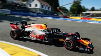 SPA-FRANCORCHAMPS, BELGIUM - AUGUST 30: Alexander Albon, Red Bull RB15 during the Belgian GP at
